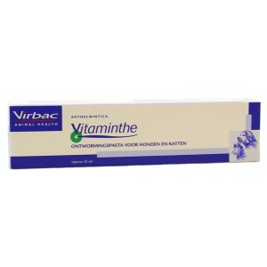 Virbac Vitaminthe Entwurmungspaste Hund und Katze 2 x 25 ml von Virbac