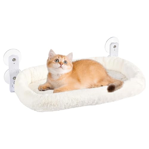 Cat Resting Easy to Install Cat Perch | Cat Hammock for Wall,Wall-Mounted Cat Bed for Kittebs,Space-Saving Cat Window Perch with Strong Suction Cups von Virtcooy