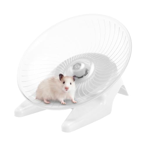 Leises Hamsterrad | Laufrad für Hamster mit geringem Geräuschpegel,Kleintierbedarf für Zwerghamster, Goldbären, Honighasen, Fettschwanz-Rennmäuse und Hamster Virtcooy von Virtcooy