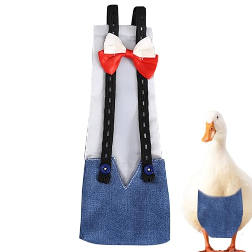 Reusable Pet Chicken Diaper Bow Tie Diapers | Washable Pet Diapers Bow Tie Duckling Diapers Chicken Diaper,Pet Clothes Pet Duck Supplies,Printed Fabric Pet Poultry Nappies Supplies von Virtcooy