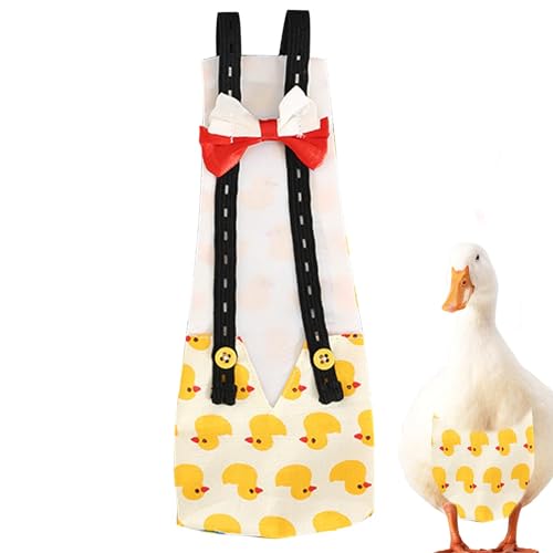 Reusable Pet Chicken Diaper Bow Tie Diapers | Washable Pet Diapers Bow Tie Duckling Diapers Chicken Diaper,Pet Clothes Pet Duck Supplies,Printed Fabric Pet Poultry Nappies Supplies von Virtcooy