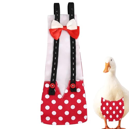 Reusable Pet Chicken Diaper Bow Tie Diapers | Washable Pet Diapers Bow Tie Duckling Diapers Chicken Diaper,Pet Clothes Pet Duck Supplies,Printed Fabric Pet Poultry Nappies Supplies von Virtcooy