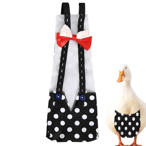 Reusable Pet Chicken Diaper Bow Tie Diapers | Washable Pet Diapers Bow Tie Duckling Diapers Chicken Diaper,Pet Clothes Pet Duck Supplies,Printed Fabric Pet Poultry Nappies Supplies von Virtcooy