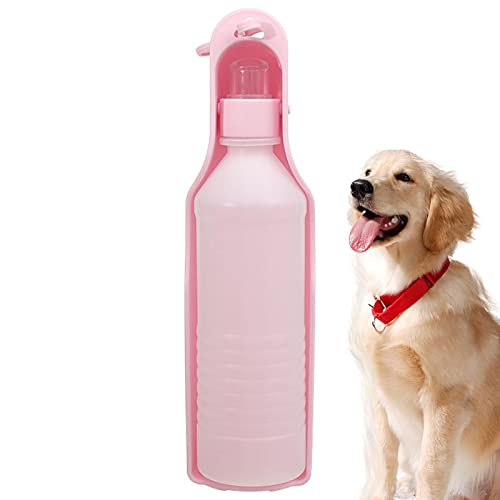 Virtcooy Hundewasserflasche,Tragbare Wasserflasche für Hunde - Tragbarer, auslaufsicherer Trinknapf für Haustiere i Freien, Hunde-Auslaufzubehör für Wandern, Camping, Reisen, Katzen, Kaninchen von Virtcooy