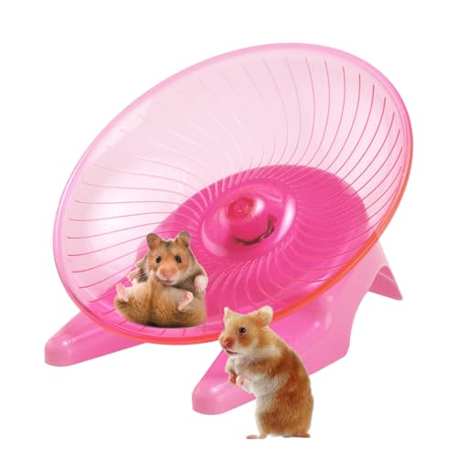 Hamster-Laufräder,Laufrad für Hamster mit geringem Geräuschpegel - Indoor-Hamsterspielzeug für Hamster, Goldbären, Rennmäuse mit fettem Schwanz, Honighasen, Zwerghamster Visiblurry von Visiblurry