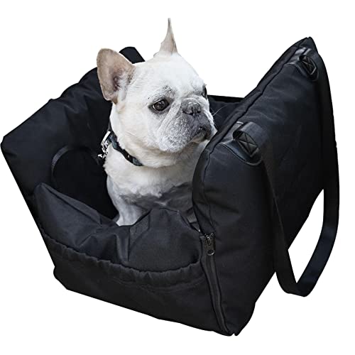 Visiblurry Armlehnen-Sitzerhöhung für Hunde - Airbag Reisetaschen für Hunde Katzen Tragbar | Hundesitzerhöhung für kleine Haustiere mit verstellbaren Gurten, für die meisten interaktiven von Visiblurry