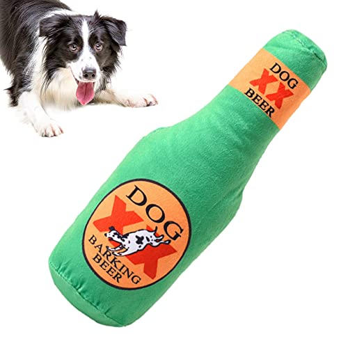 Visiblurry Kauspielzeug für Hundeflaschen, Quietschspielzeug für Wasserflaschen für Hunde - Kauspielzeug zum Beißen von Haustieren, quietschend - Sicheres Kauspielzeug, weiches Hundespielzeug von Visiblurry