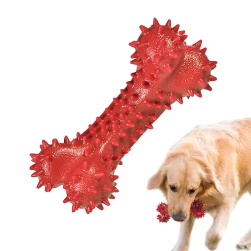 Visiblurry Kauspielzeug mit Stachelknochen, Kauspielzeug für kleine Hunde, Gummi, weiches Welpenspielzeug, Zahnen, Apportierspielzeug für Haustiere, Mundgesundheit, Energieverbrauch von Visiblurry