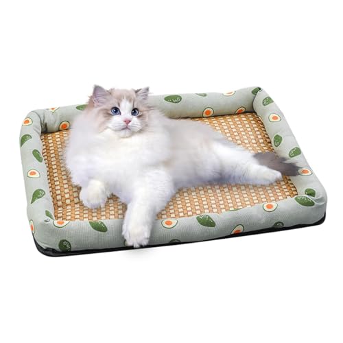 Visiblurry Kühlkissen für Hunde, Kühlmatte für Haustiere | Rattan-Welpen-Kühlkissen - Schlafmatte, Sommer-Eispads für Hunde und Katzen, Hundebettmatten für Crate Kennel Bed Sofa von Visiblurry