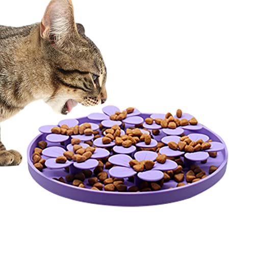 Visiblurry Leckmatte für Katzen | Leckmatten für Hunde Katze | Slow Feeder & rutschfestes Design, beruhigende Hundeleckerli-Matte für Hunde- und Katzentraining, perfekt für Joghurt, Erdnussbutter von Visiblurry