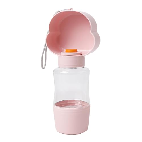 Visiblurry Outdoor-Wasserflaschen für Hunde - 400 ml Outdoor-Wasserflasche und Futterbehälter für Hunde | Reisezubehör für Hunde zum Wandern, Spazierengehen, Reisen, Camping, Picknicken von Visiblurry