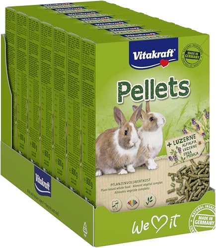 Pellets Zwergkaninchen, 800 g, 2 Stück (1600 g) von Vitakraft