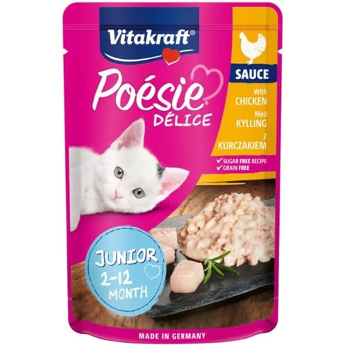 VITAKRAFT Cat Vistacraft Cat 85G SASZ Poie Junior Huhn Deli SOS / 23 VITAKRAFT Cat Vistacraft Cat 85G SASZ Poie Junior Huhn Deli SOS / 23 von Vitakraft