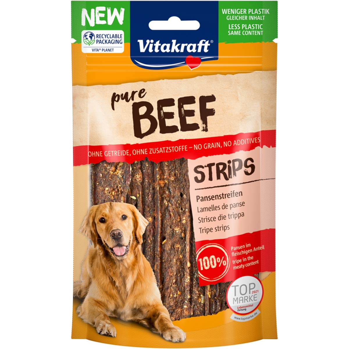 Vitakraft BEEF Pansenstreifen 80g Vitakraft BEEF Pansenstreifen 80g von Vitakraft
