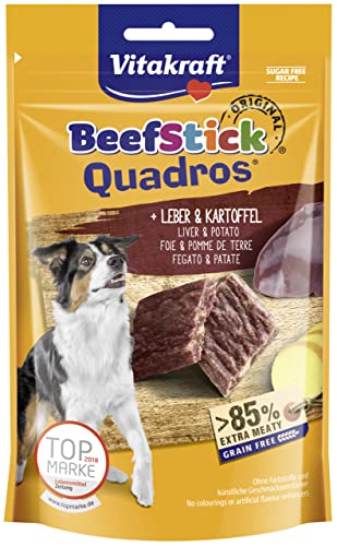 Vitakraft Beef Stick Quadros Plus Leber & Kartoffel - 7 x 70g von Vitakraft