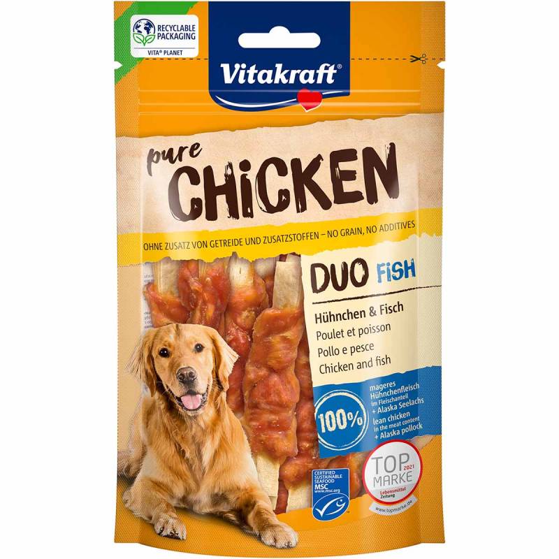 Vitakraft CHICKEN Duo Hühnchen & Fisch MSC 3x80g von Vitakraft