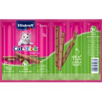 Vitakraft Cat-Stick 10x6 Stück Huhn & Katzengras von Vitakraft