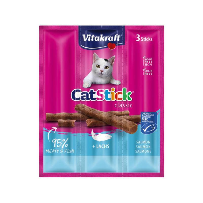 Vitakraft Cat Stick Classic - Lachs - 3 Sticks von Vitakraft