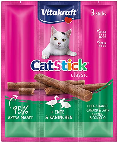 Vitakraft Cat Stick Mini Ente/Kaninchen P/3 von Vitakraft