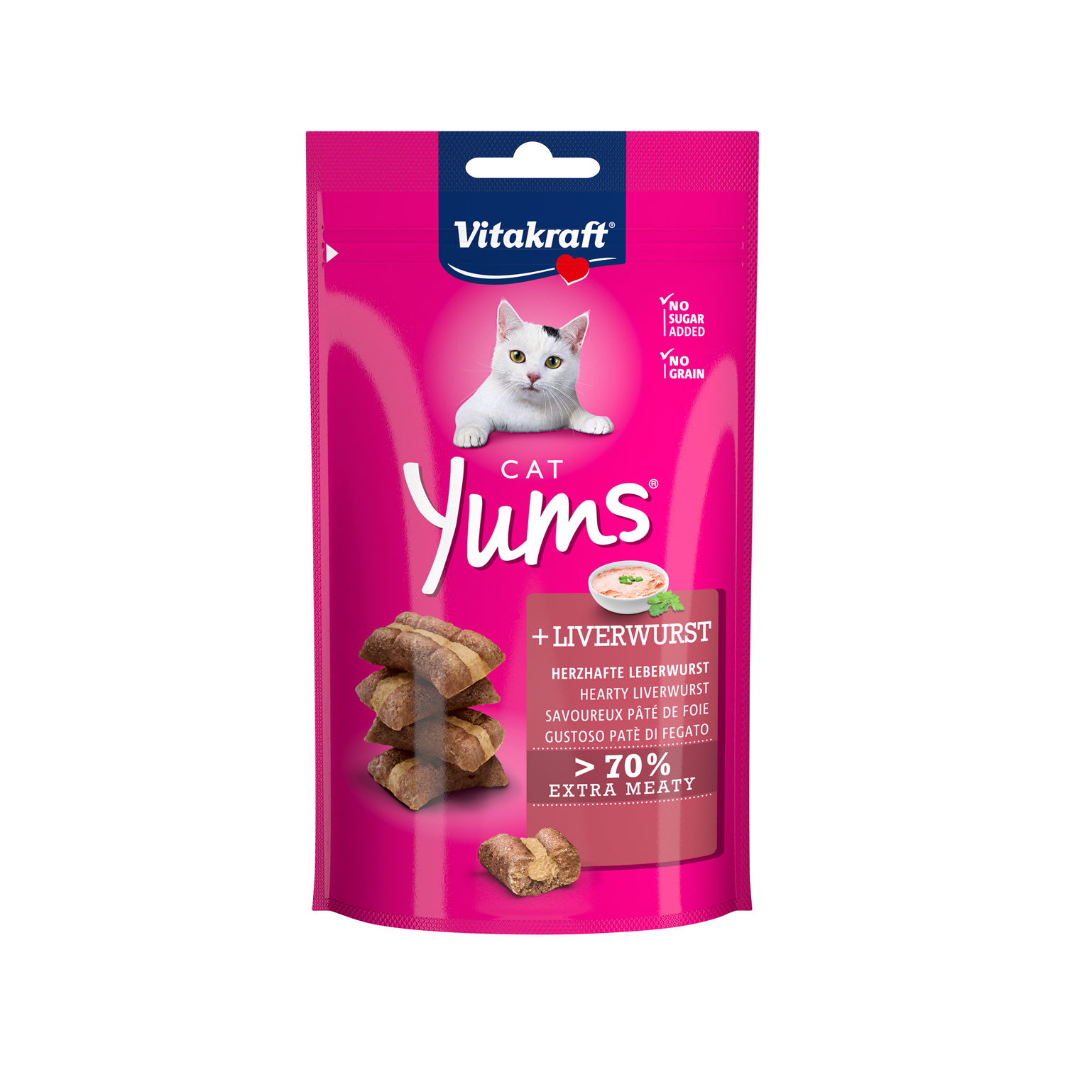 Vitakraft Cat Yums - Leberwurst - 40 g von Vitakraft