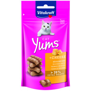 Vitakraft Cat Yums mit Käse Katzensnack (40 g) 2 Packungen von Vitakraft