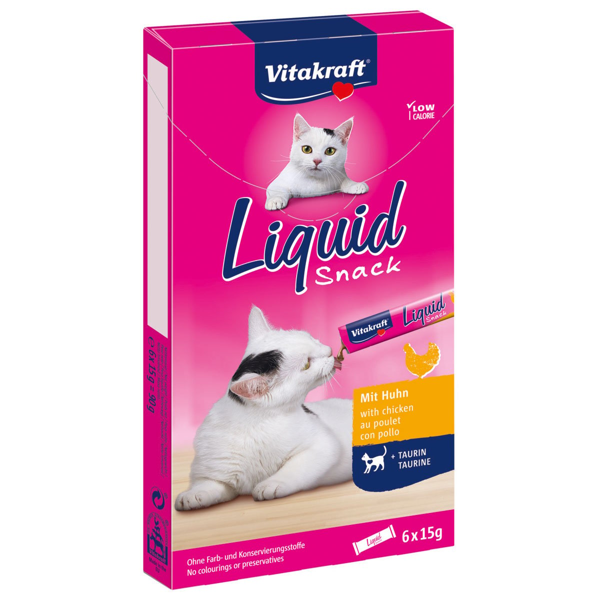 Vitakraft Cat liquid Snack Hähnchen 6 Stück von Vitakraft