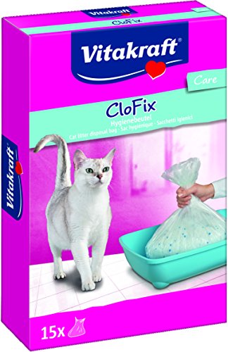 Vitakraft CloFix, Beutel für Katzentoilette, 15 Beutel von Vitakraft