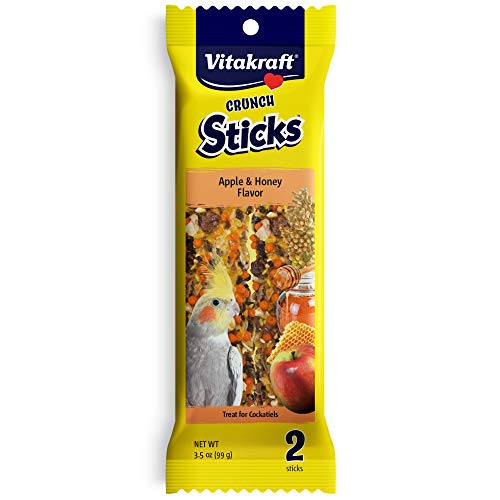 Vitakraft Cockatiel Treat Sticks - Apple and Honey - 3.5oz von Vitakraft