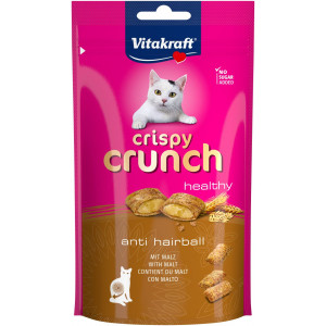 Vitakraft Crispy Crunch Anti-Haarballen Katzenleckerlis (60 g) 2 Packungen von Vitakraft