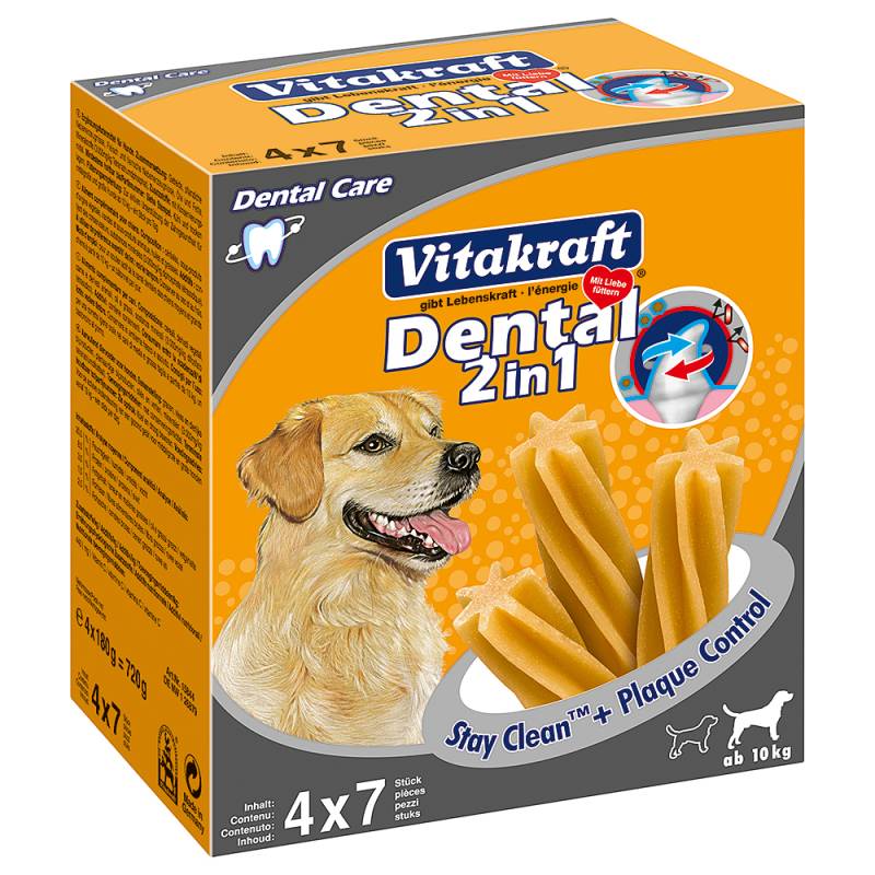 Vitakraft Dental 3in1 medium Multipack - 4 x 180 g von Vitakraft