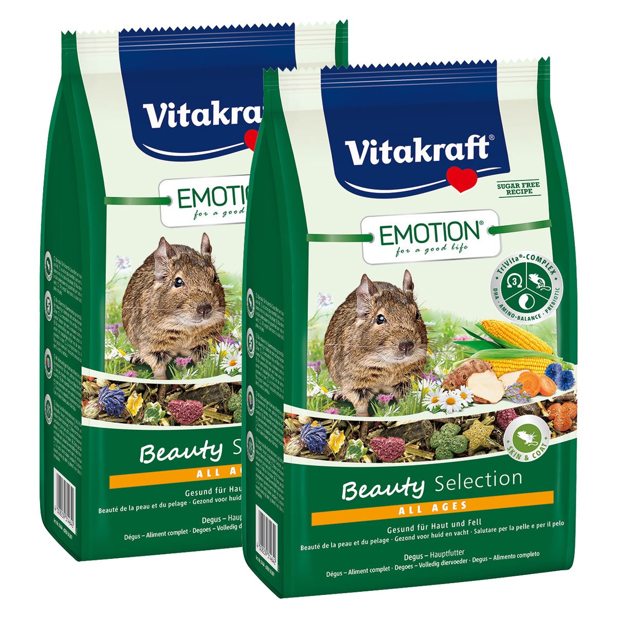 Vitakraft Emotion Beauty Selection Degus 2x600g von Vitakraft