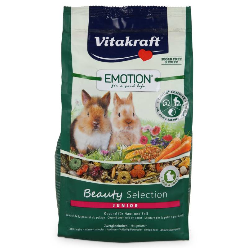 Vitakraft Emotion Beauty Selection Junior Zwergkaninchen 600g von Vitakraft