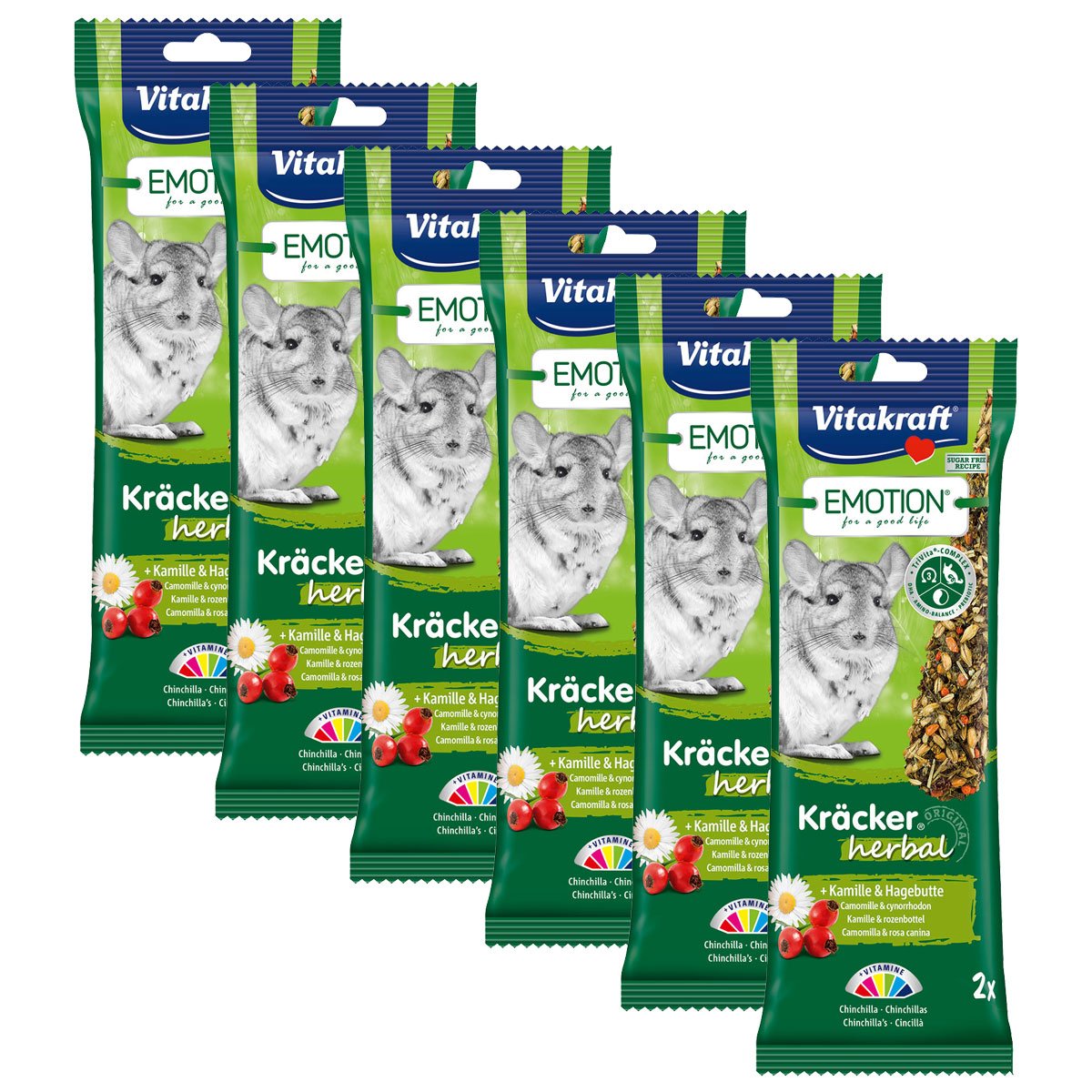 Vitakraft Emotion Kräcker Herbal Chinchillas 12 Stück von Vitakraft