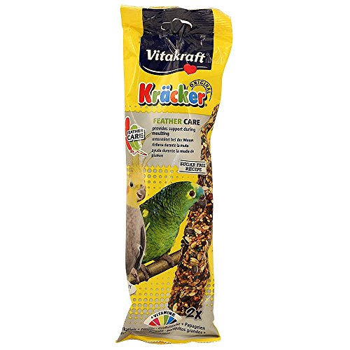 Vitakraft Feather Care Federpflege-Kräcker für Vögel und Papageien, unterstützt Haustiere in der Mauser Vitakraft Feather Care Federpflege-Kräcker für Vögel und Papageien, unterstützt Haustiere in der Mauser von Vitakraft