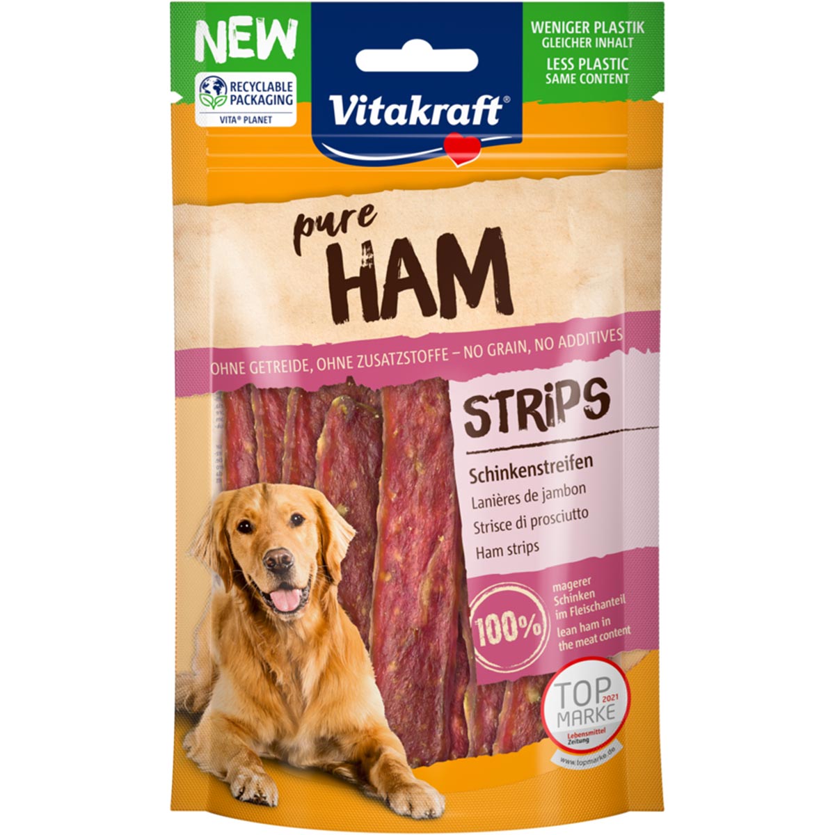 Vitakraft HAM Schinkenstreifen 80g Vitakraft HAM Schinkenstreifen 80g von Vitakraft