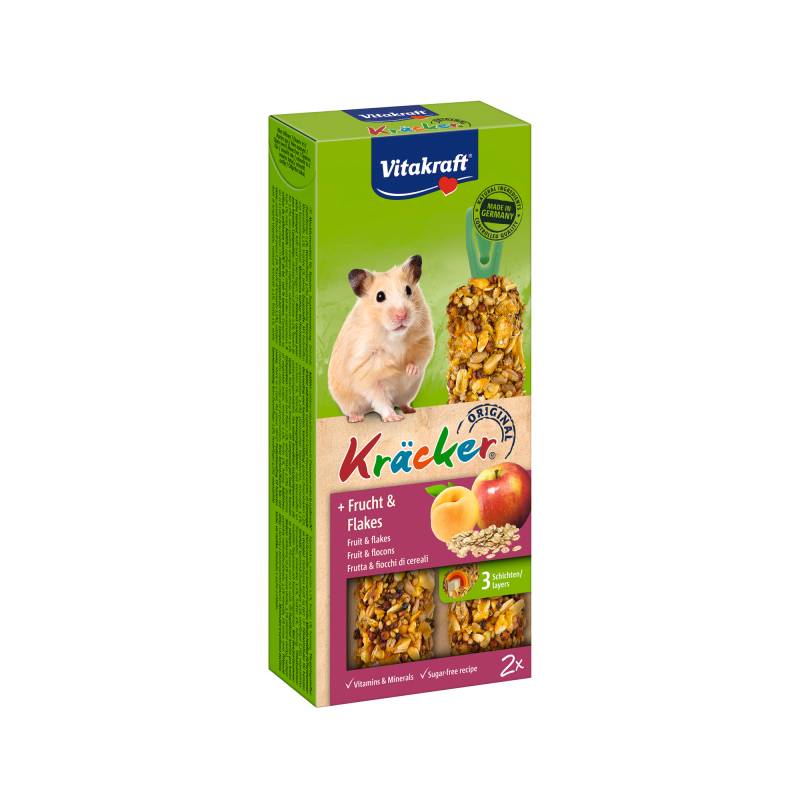 Vitakraft Hamster Kräcker - Frucht & Flakes - 2 Stück von Vitakraft