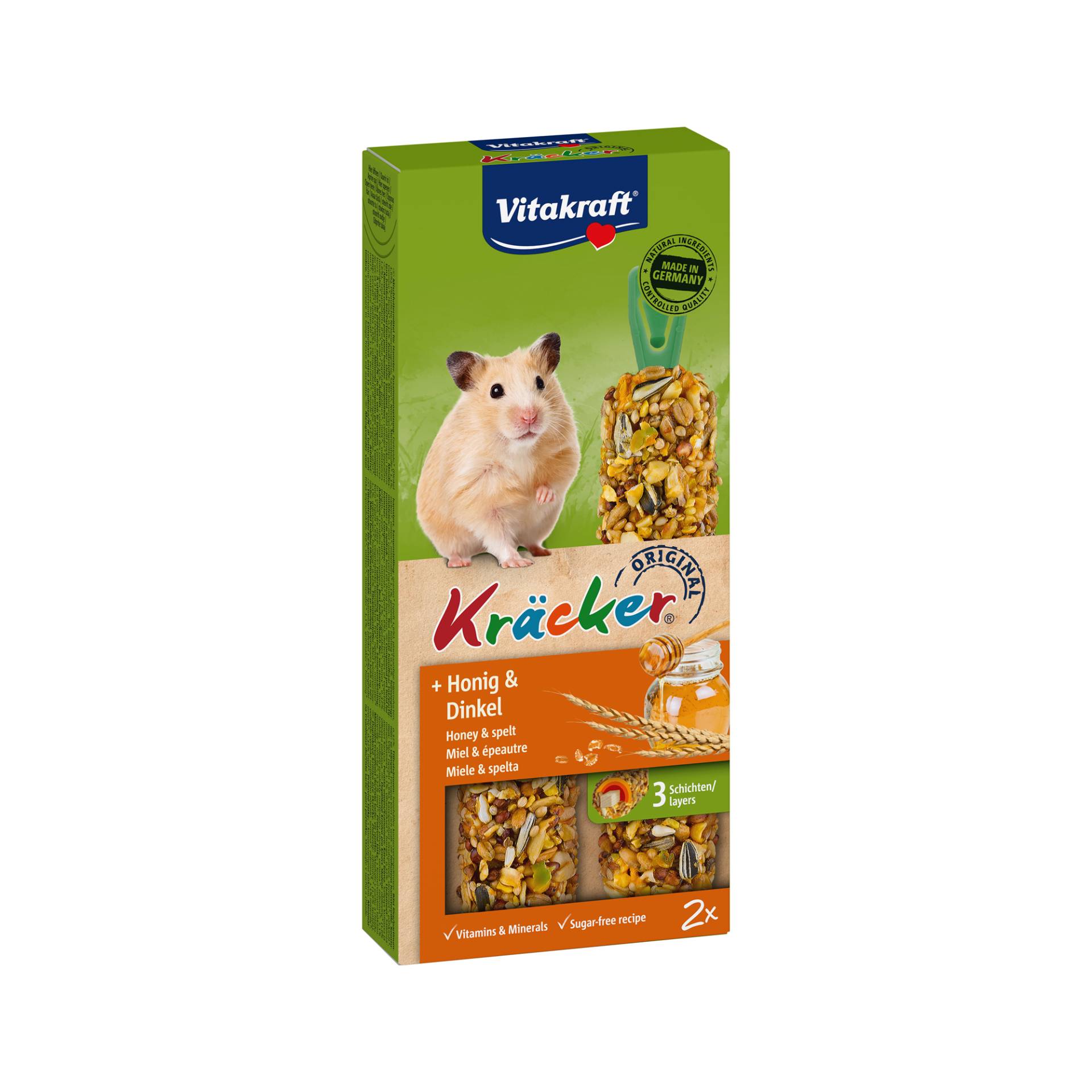 Vitakraft Hamster Kräcker - Honig - 2 Stück von Vitakraft