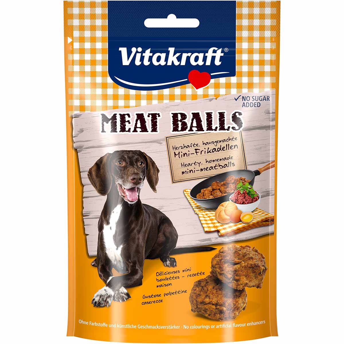 Vitakraft Hundensnack Meat Balls 80g Vitakraft Hundensnack Meat Balls 80g von Vitakraft