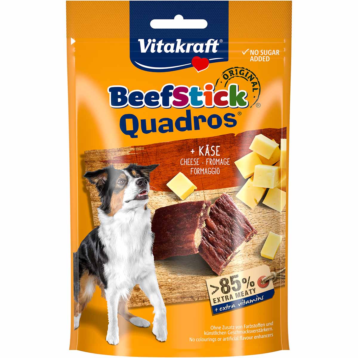 Vitakraft Hundesnack Beef-Stick Quadros Käse Vitakraft Hundesnack Beef-Stick Quadros Käse von Vitakraft