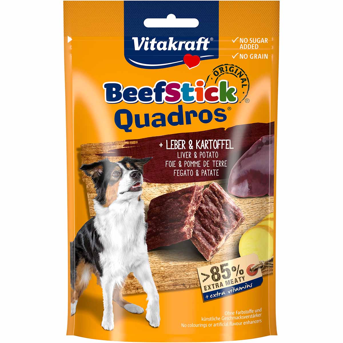 Vitakraft Hundesnack Beef-Stick Quadros Leber & Kartoffel Vitakraft Hundesnack Beef-Stick Quadros Leber & Kartoffel von Vitakraft