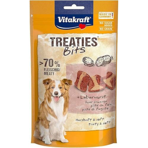 Vitakraft Treaties Bits Hundesnack, Schweinefleisch, 120 g von Vitakraft