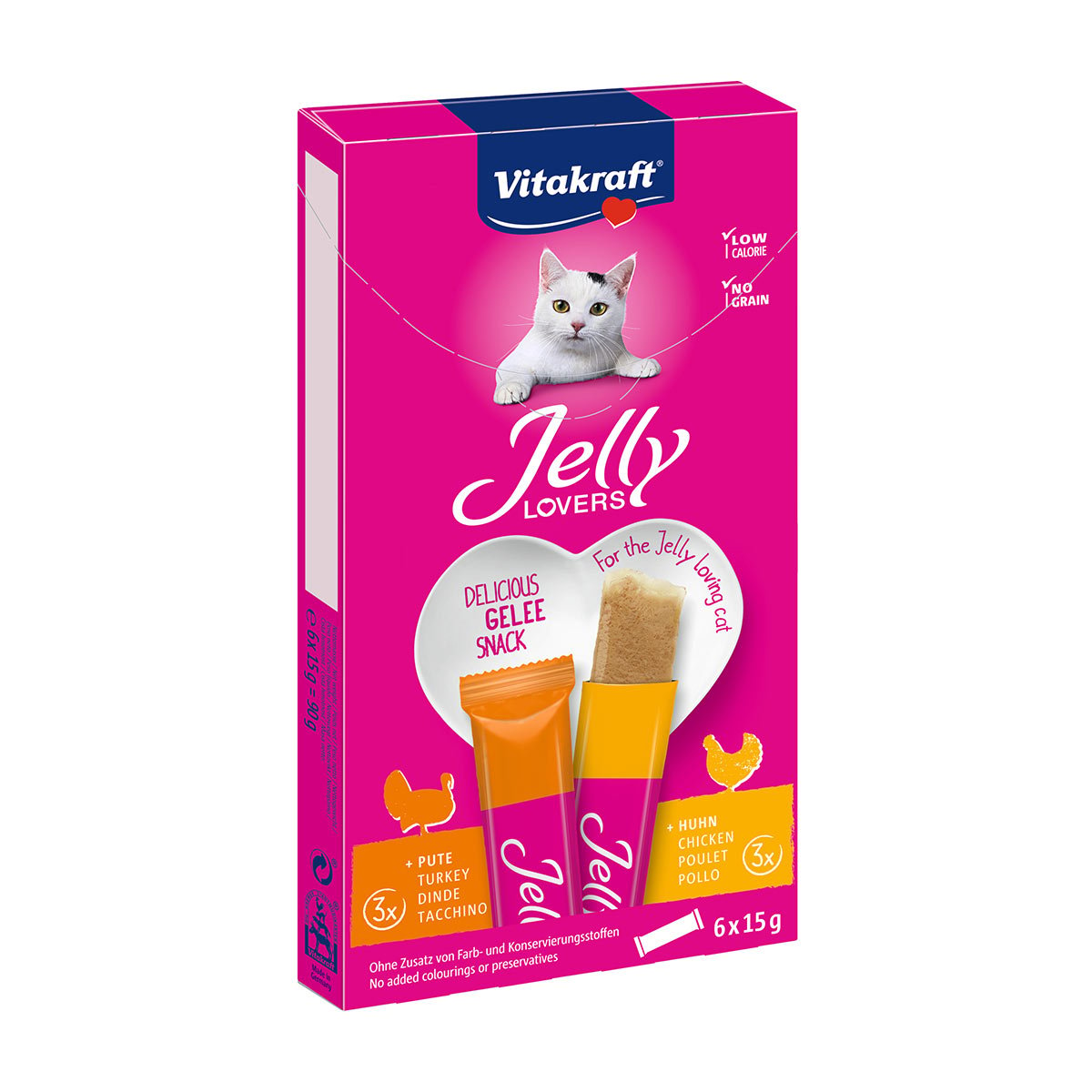 Vitakraft Jelly Lovers Huhn und Pute 66x15g von Vitakraft