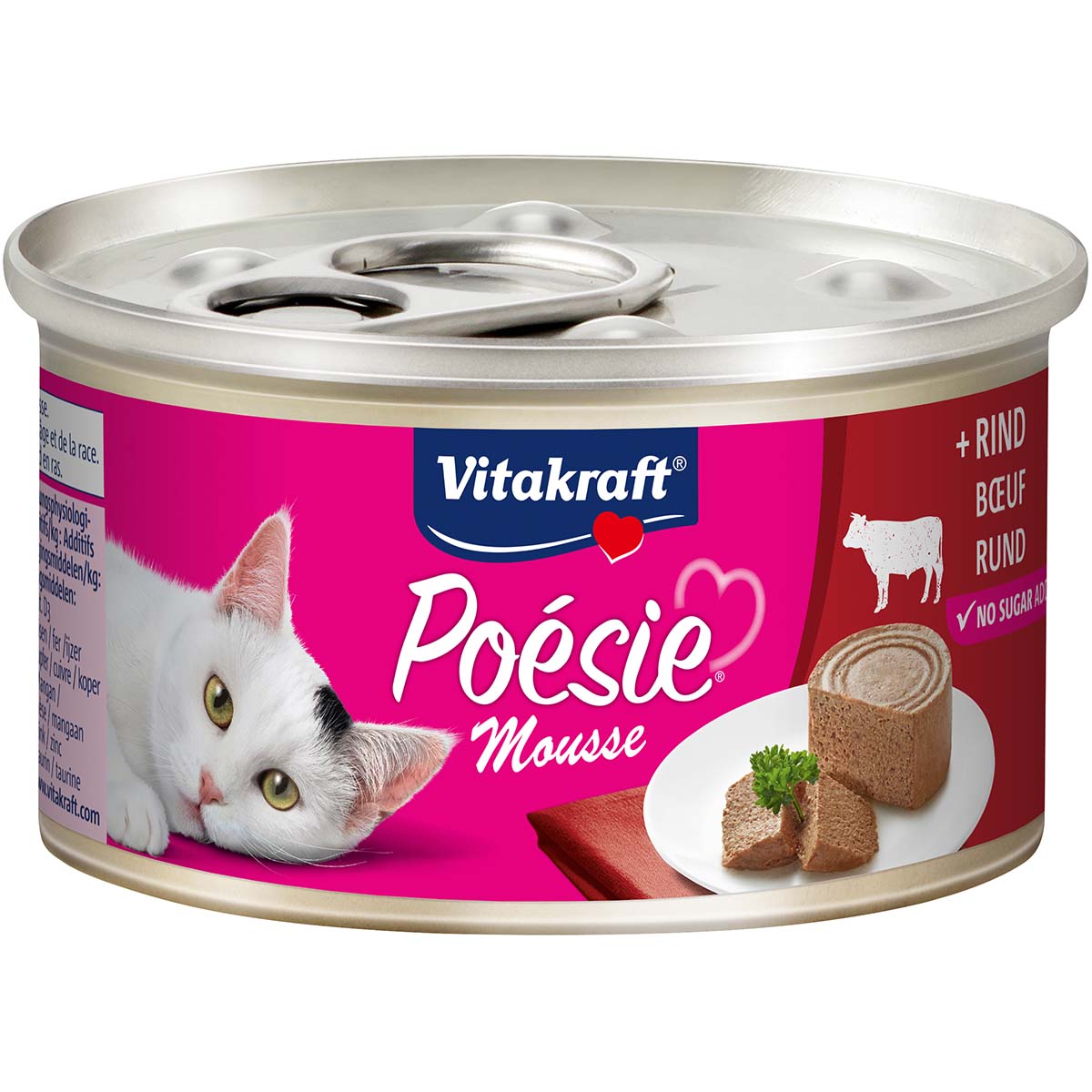 Vitakraft Katzenfutter Poésie Mousse Rind 48x85g von Vitakraft