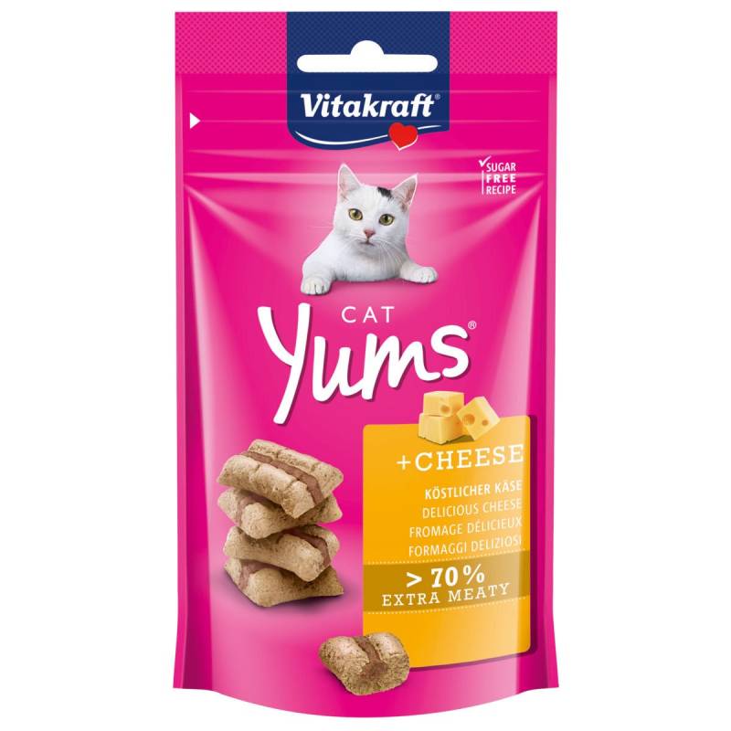 Vitakraft Katzensnack Cat Yums Käse 3x40g von Vitakraft