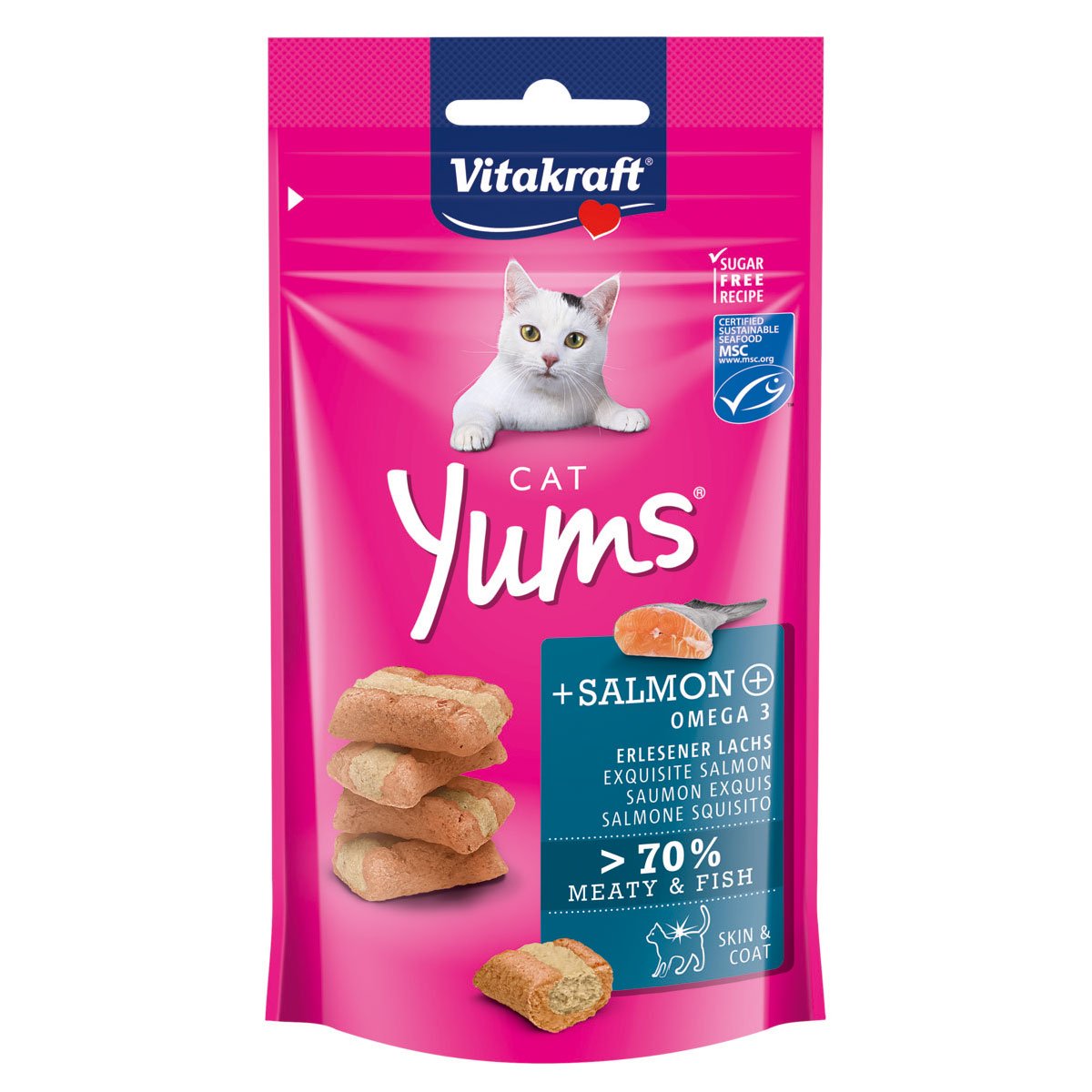 Vitakraft Katzensnack Cat Yums Lachs 3x40g von Vitakraft