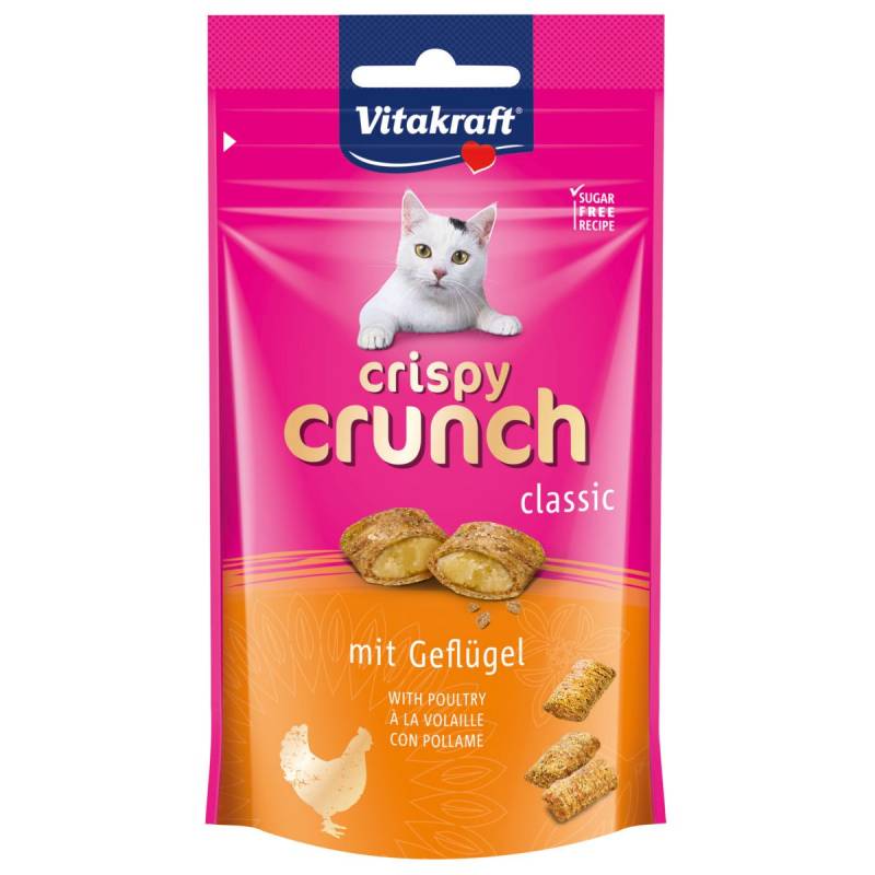 Vitakraft Katzensnack Crispy Crunch mit Geflügel 8x60g von Vitakraft