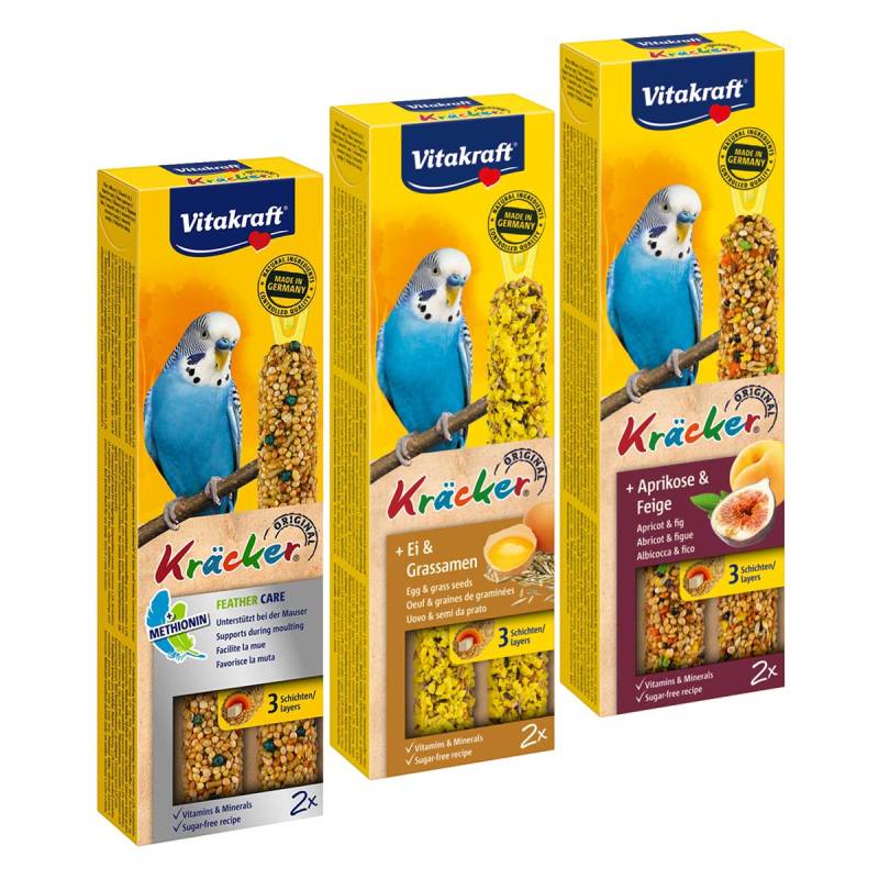 Vitakraft Kräcker Mixpaket Wellensittich 6x2 Stück von Vitakraft