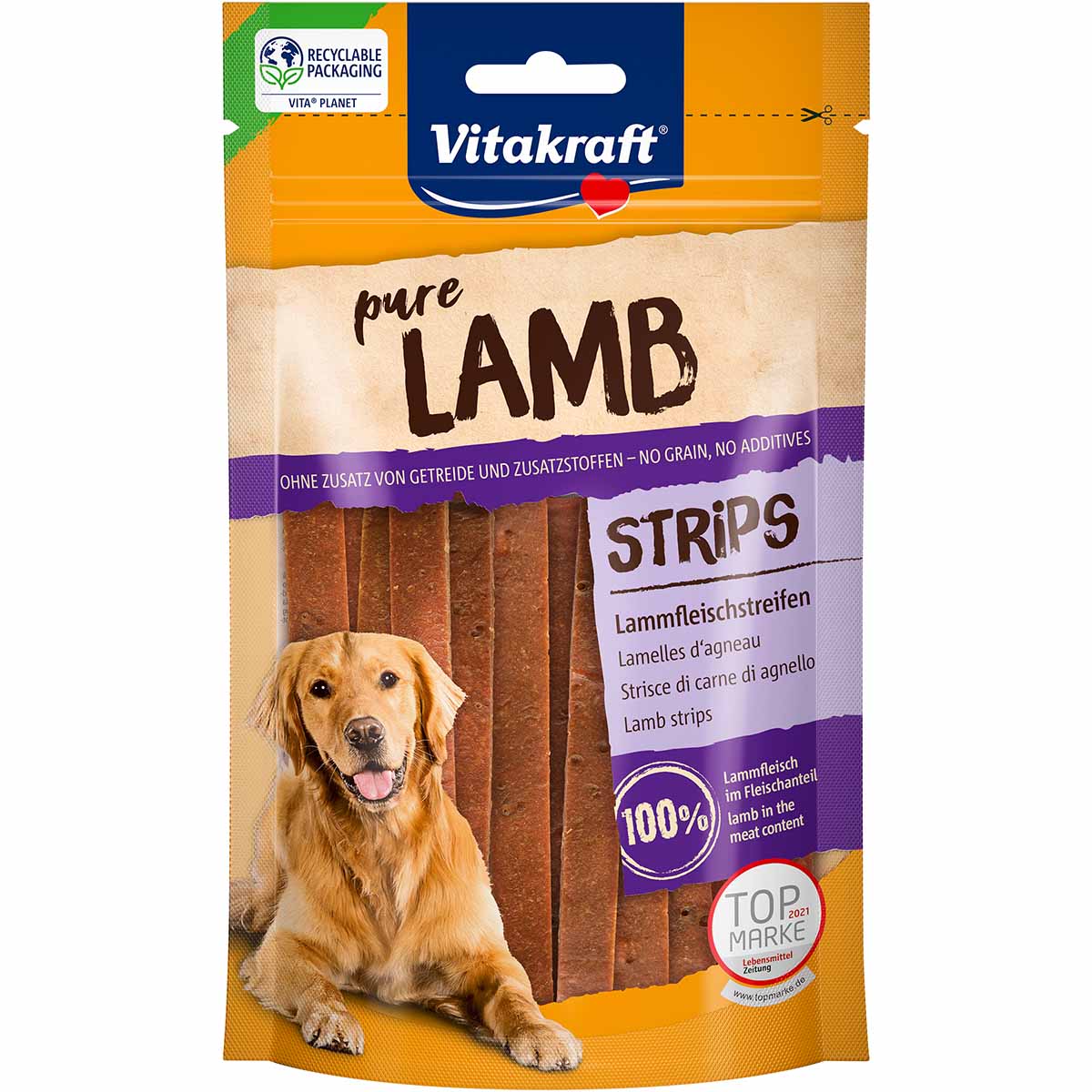 Vitakraft LAMB Lammfleischstreifen 80g Vitakraft LAMB Lammfleischstreifen 80g von Vitakraft