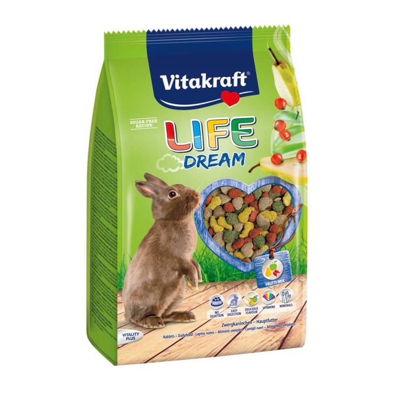 Vitakraft LIFE Dream Zwergkaninchen 1,8kg von Vitakraft