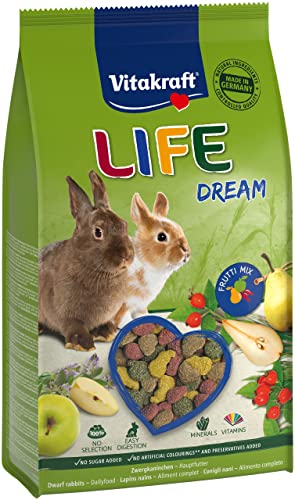 Vitakraft Life Dream Zwergkaninchen, Nagetierfutter - 600g von Vitakraft